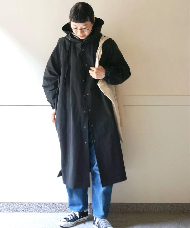 コットンナイロンタンブラーハーフcoat（その他ブルゾン／アウター 