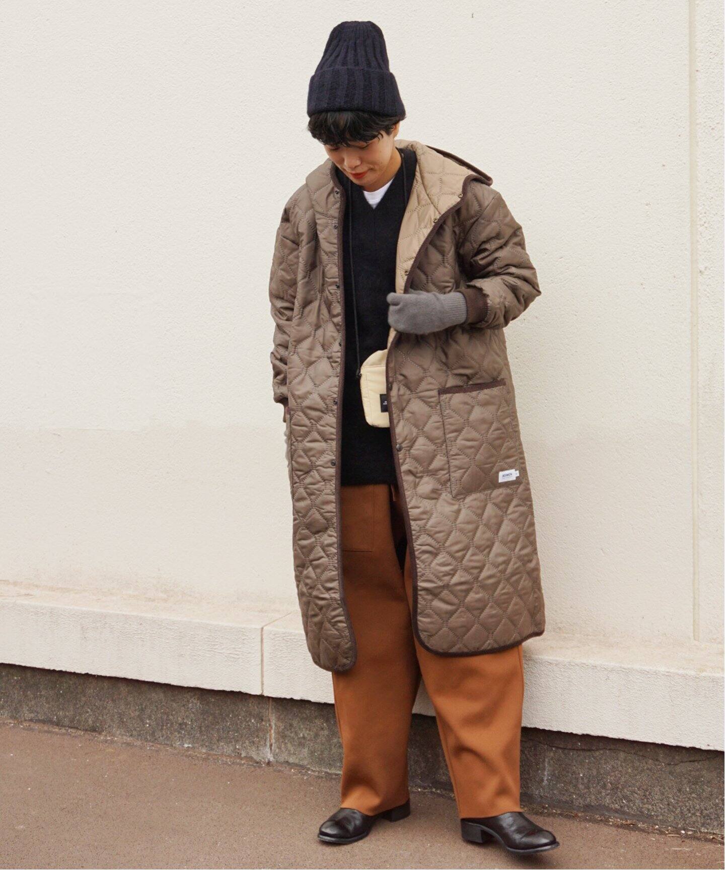 ARMEN/アーメン】QUILTED HOOD COAT（中綿・キルティング）｜journal 