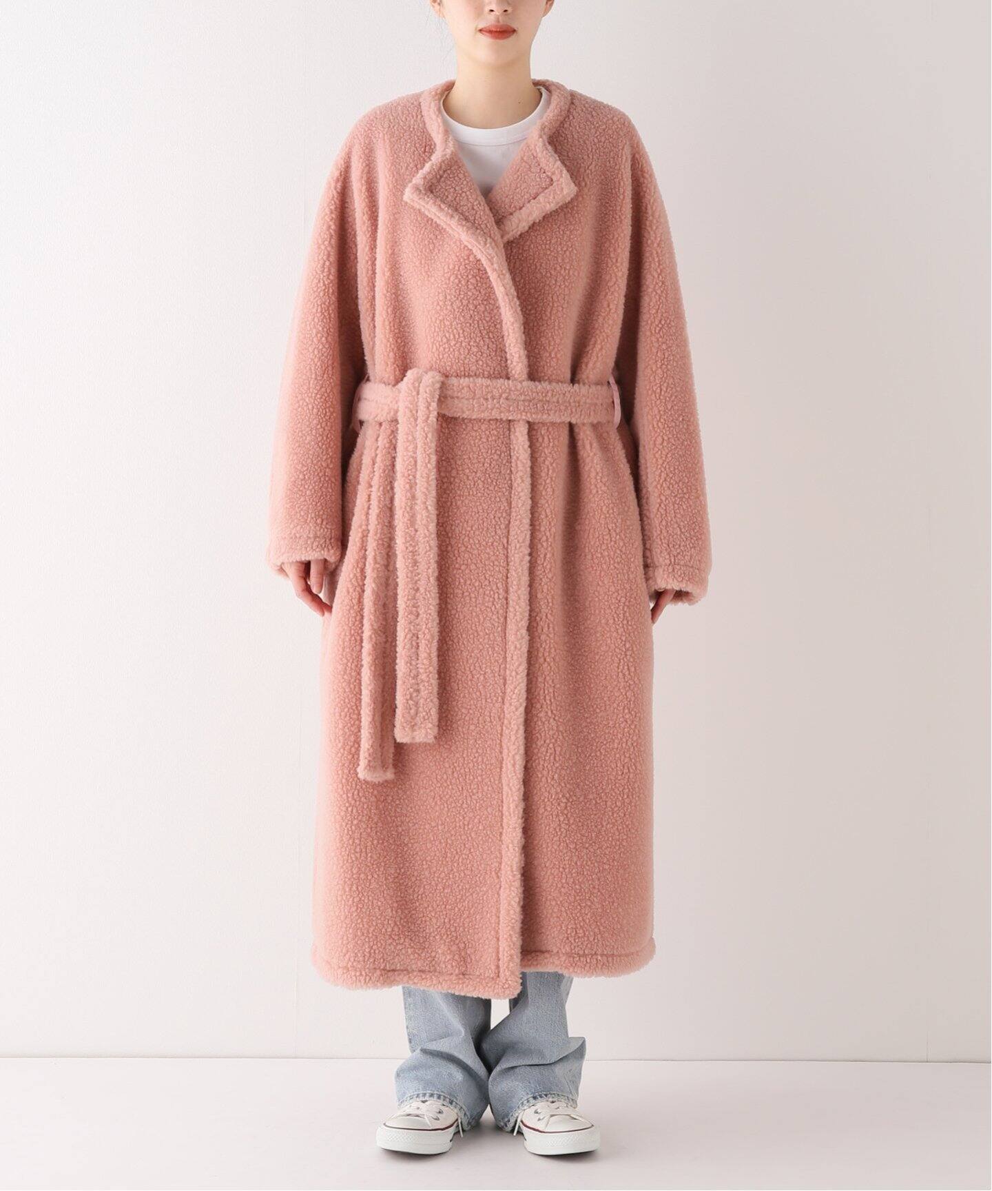 Glam Lips Wideダブルボアコート 無くせ 