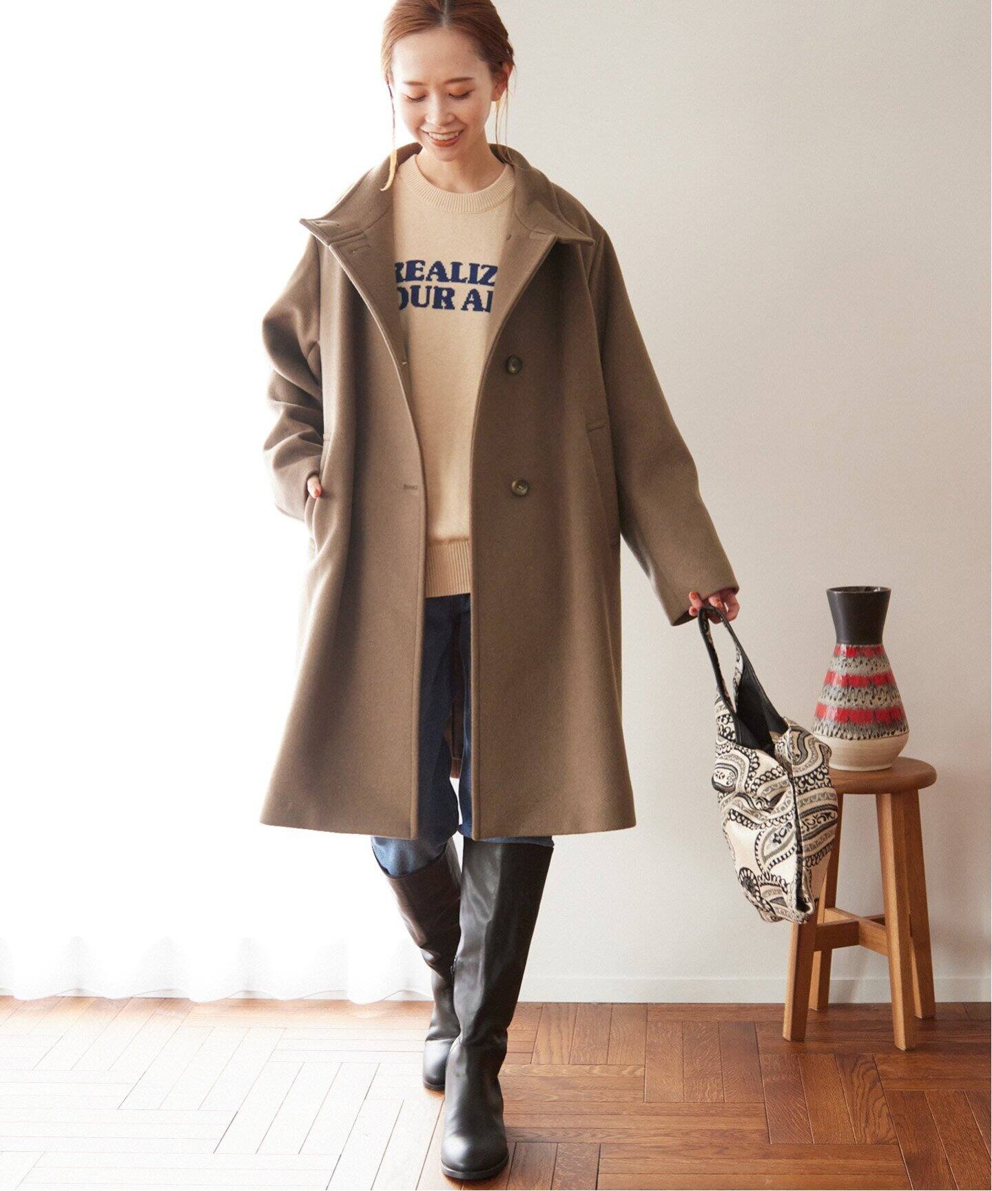 別注 LANA WOOL140 スタンドコート（その他ブルゾン／アウター 