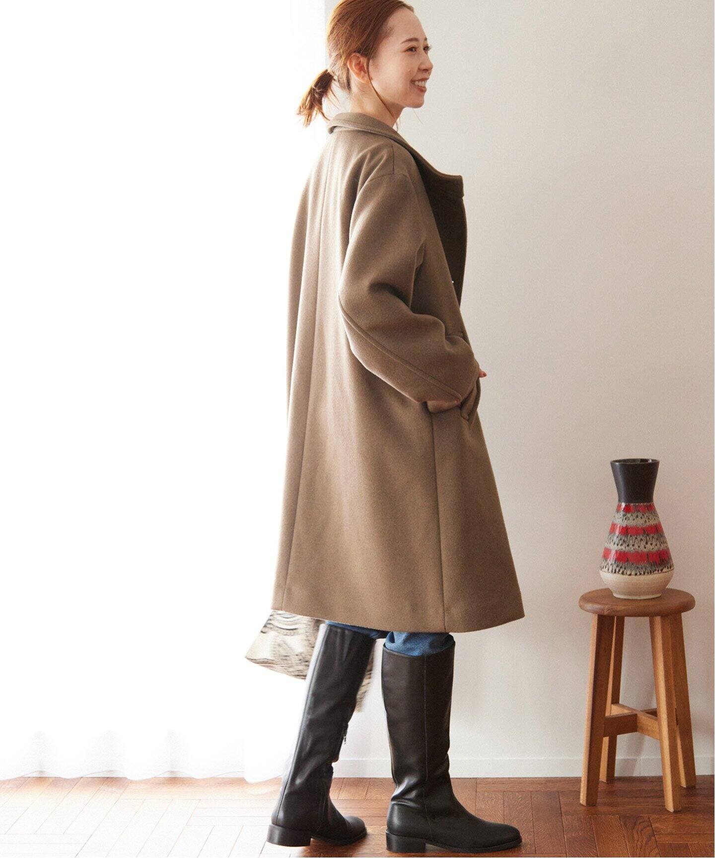 別注 LANA WOOL140 スタンドコート（その他ブルゾン／アウター 