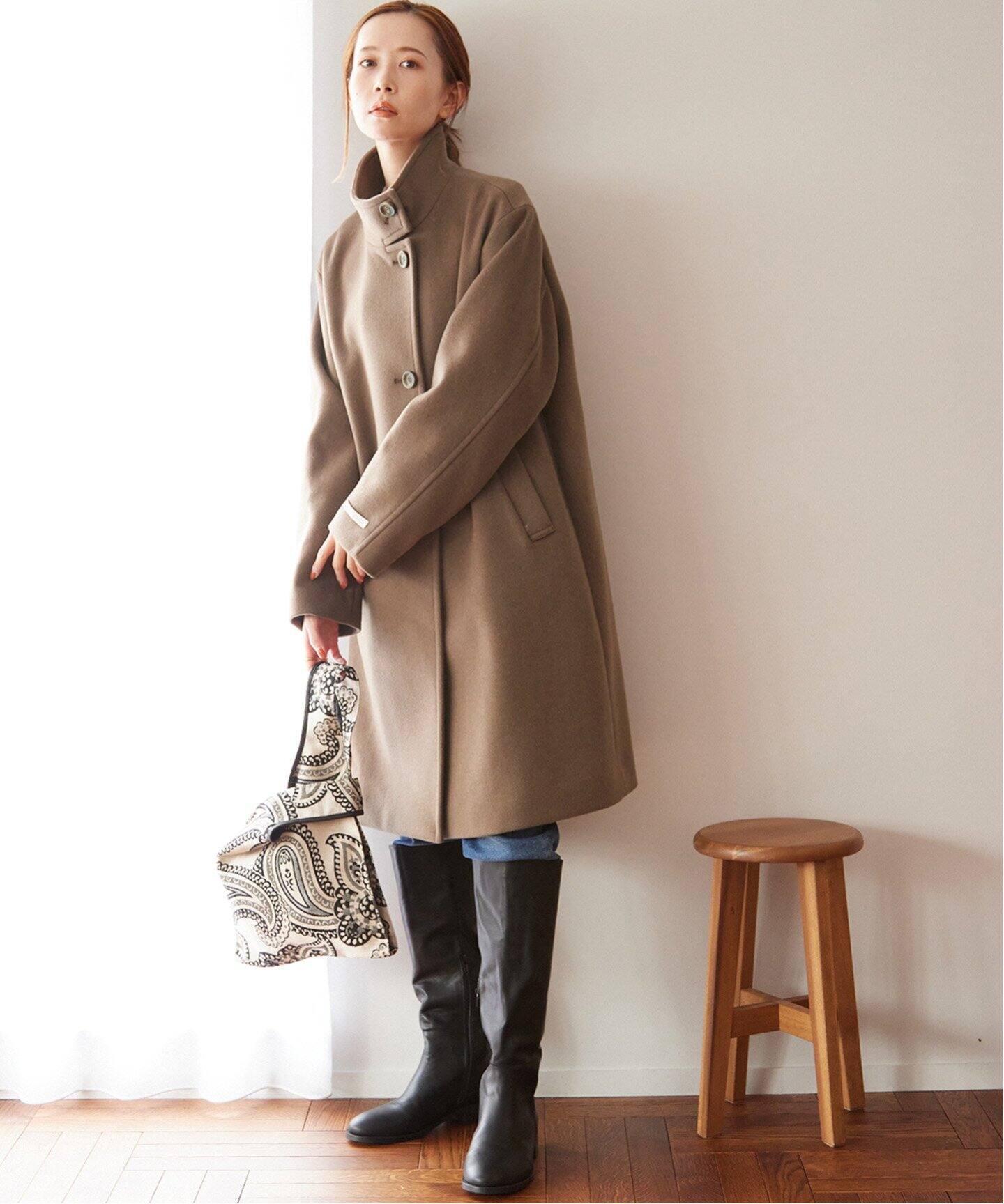 別注 LANA WOOL140 スタンドコート（その他ブルゾン／アウター 