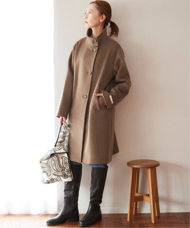 追加》別注 LANA WOOL140 スタンドコート（その他ブルゾン／アウター 