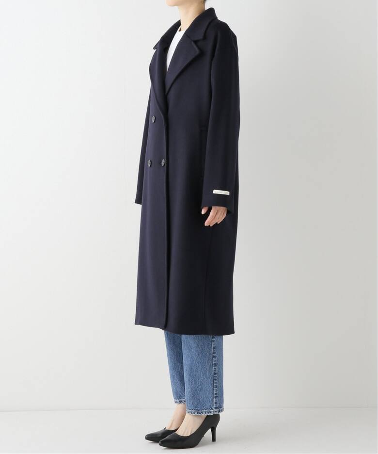 良品 T-mat; Masaki-Paris チェスターコート ロング丈 ダブル 目だた