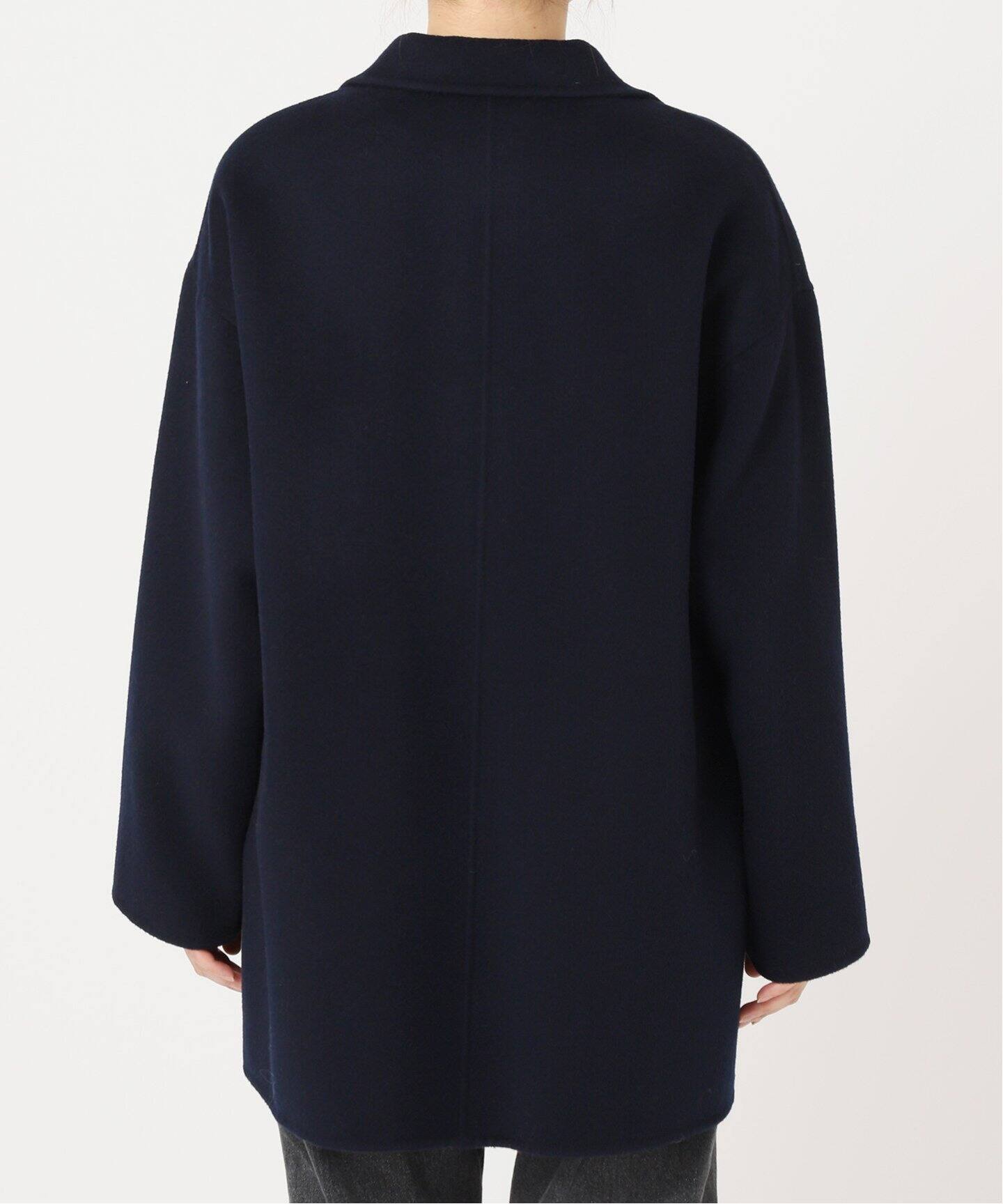 ウールナイロンリバーオーバーサイズジャケットコート（その他ブルゾン  