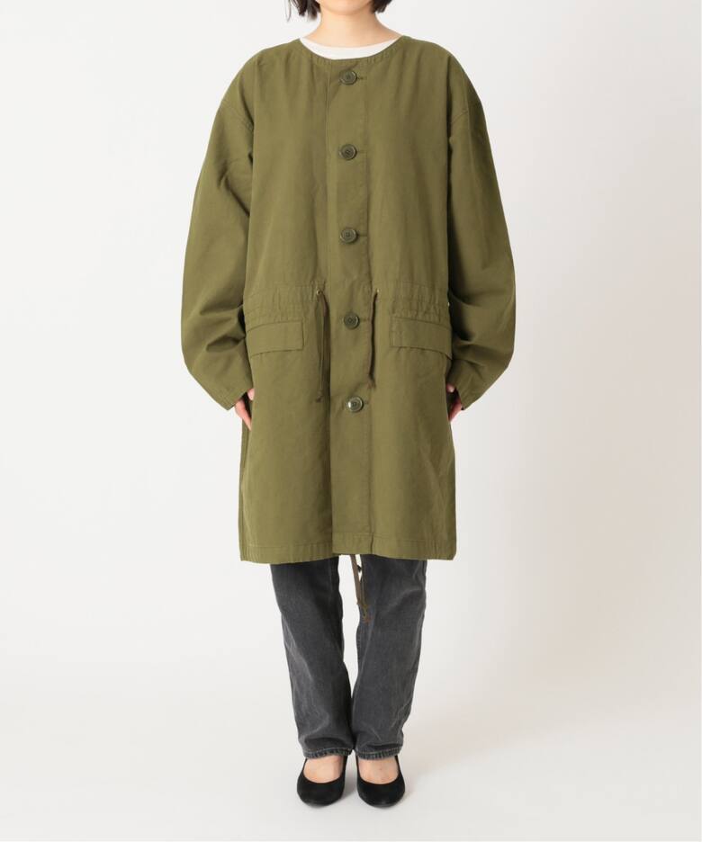 ROYAL NAVY/ロイヤルネイビー】NOCOLLAR COAT：コート◇（ミリタリー 
