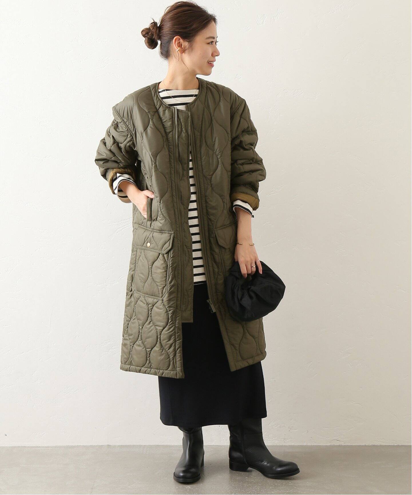 WOOLRICH っぽかっ ウールリッチ ビームス別注 CHARLOTTE コート 黒