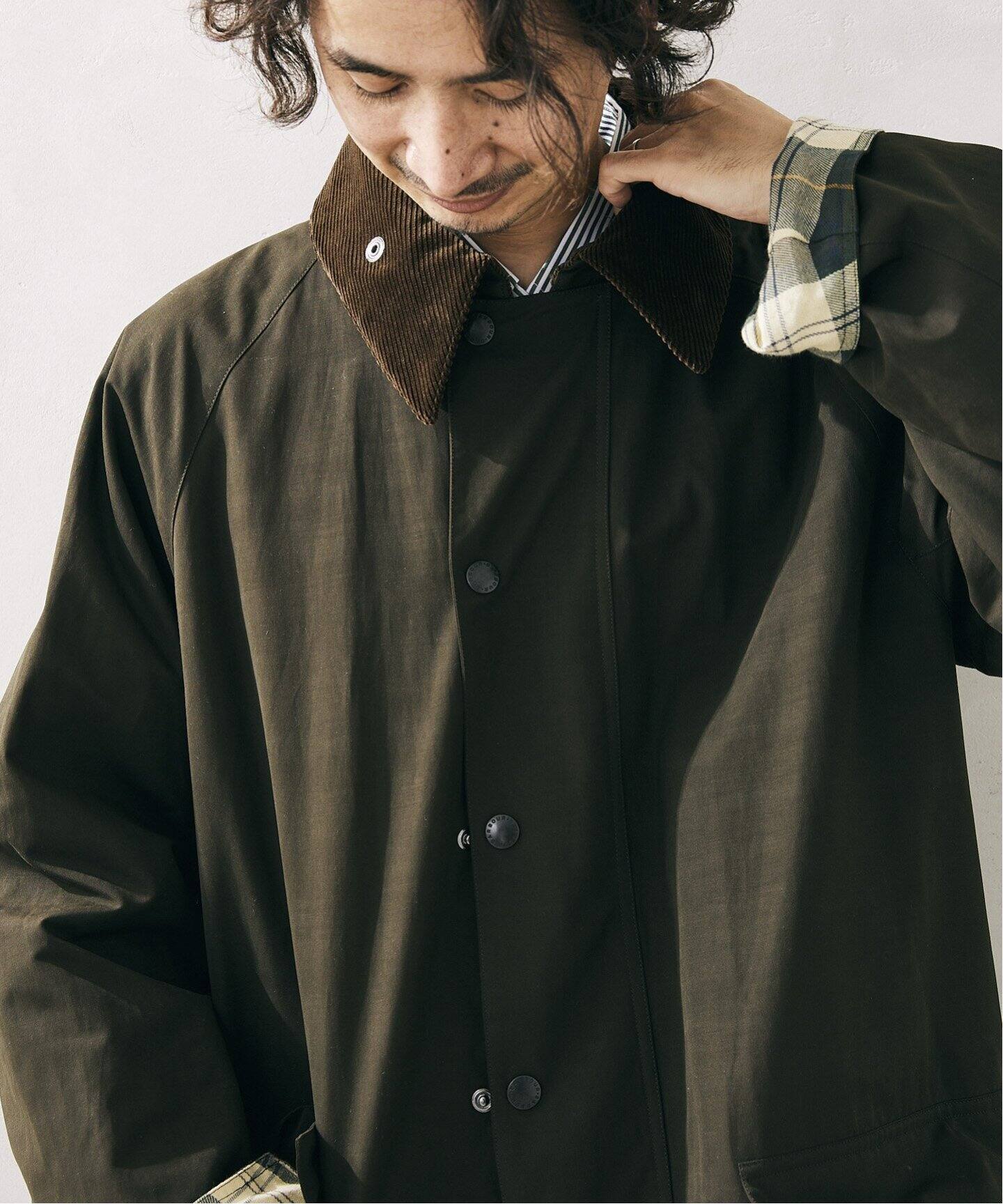 追加》【BARBOUR / バブアー】別注 オーバーサイズ BURGHLEY COAT 2  