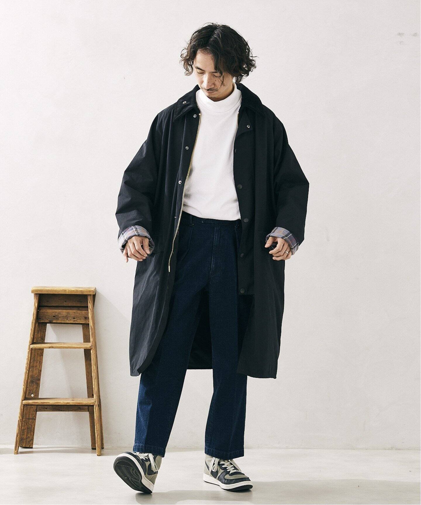 追加》【BARBOUR / バブアー】別注 オーバーサイズ BURGHLEY COAT 2 