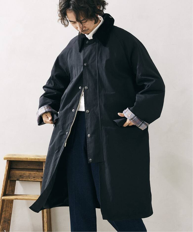 追加》【BARBOUR / バブアー】別注 オーバーサイズ BURGHLEY COAT 2  