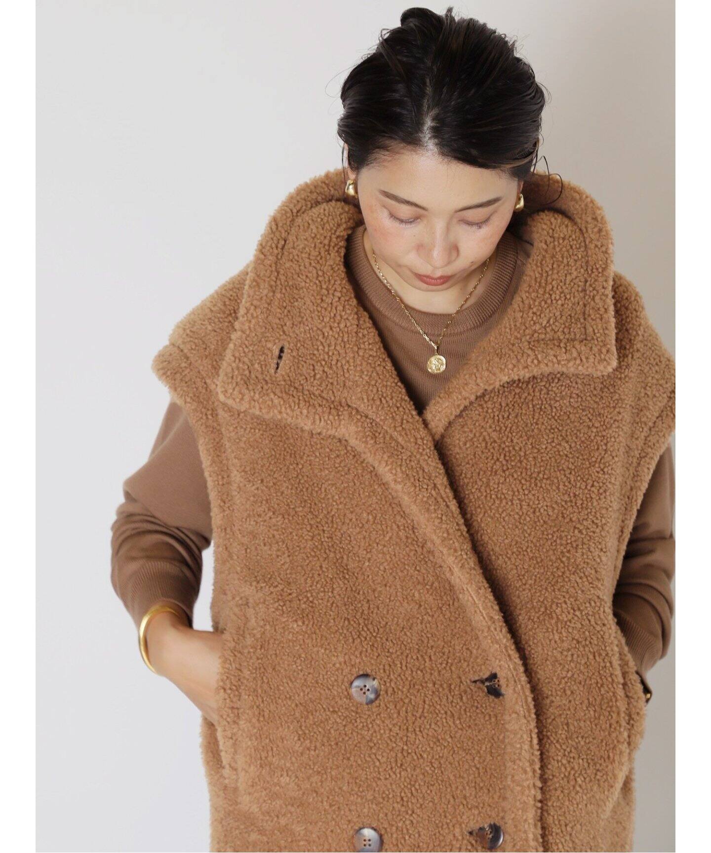 CAMEL BOA ベスト（その他ブルゾン／アウター）｜Deuxieme Classe 