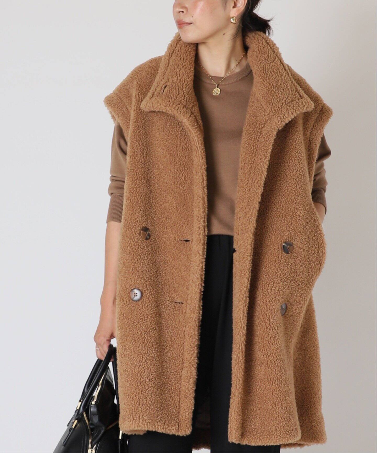 CAMEL BOA ベスト（その他ブルゾン／アウター）｜Deuxieme Classe 