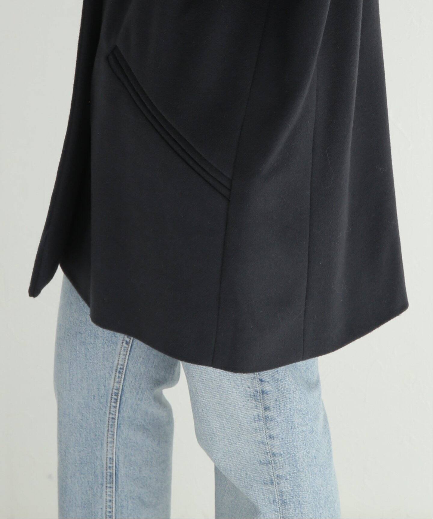 Short Double コート(NAVY)|Deuxieme Classe(ドゥーズィエム クラス ...