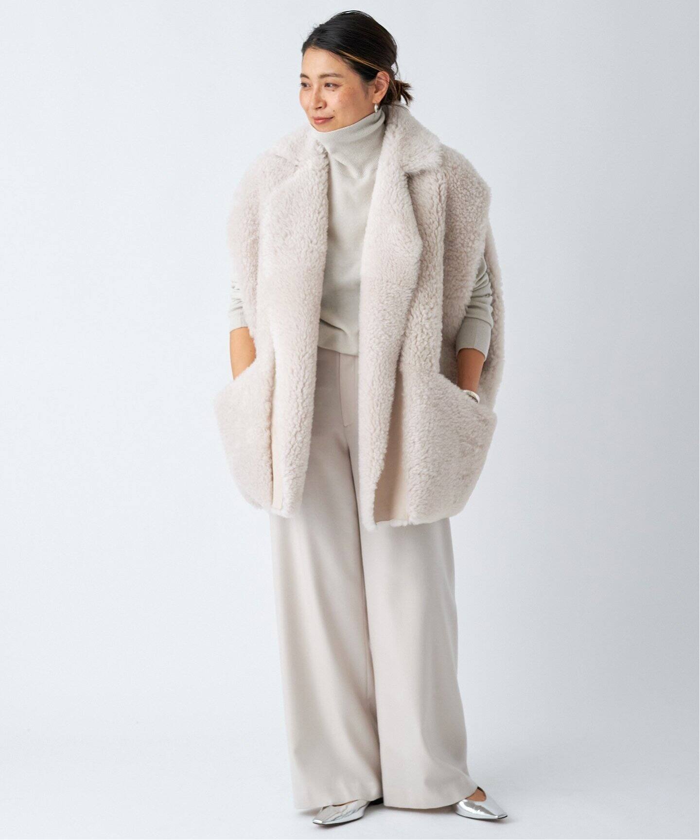 BLANCHA/ブランカ】 SHEARLING ベスト（その他ブルゾン 