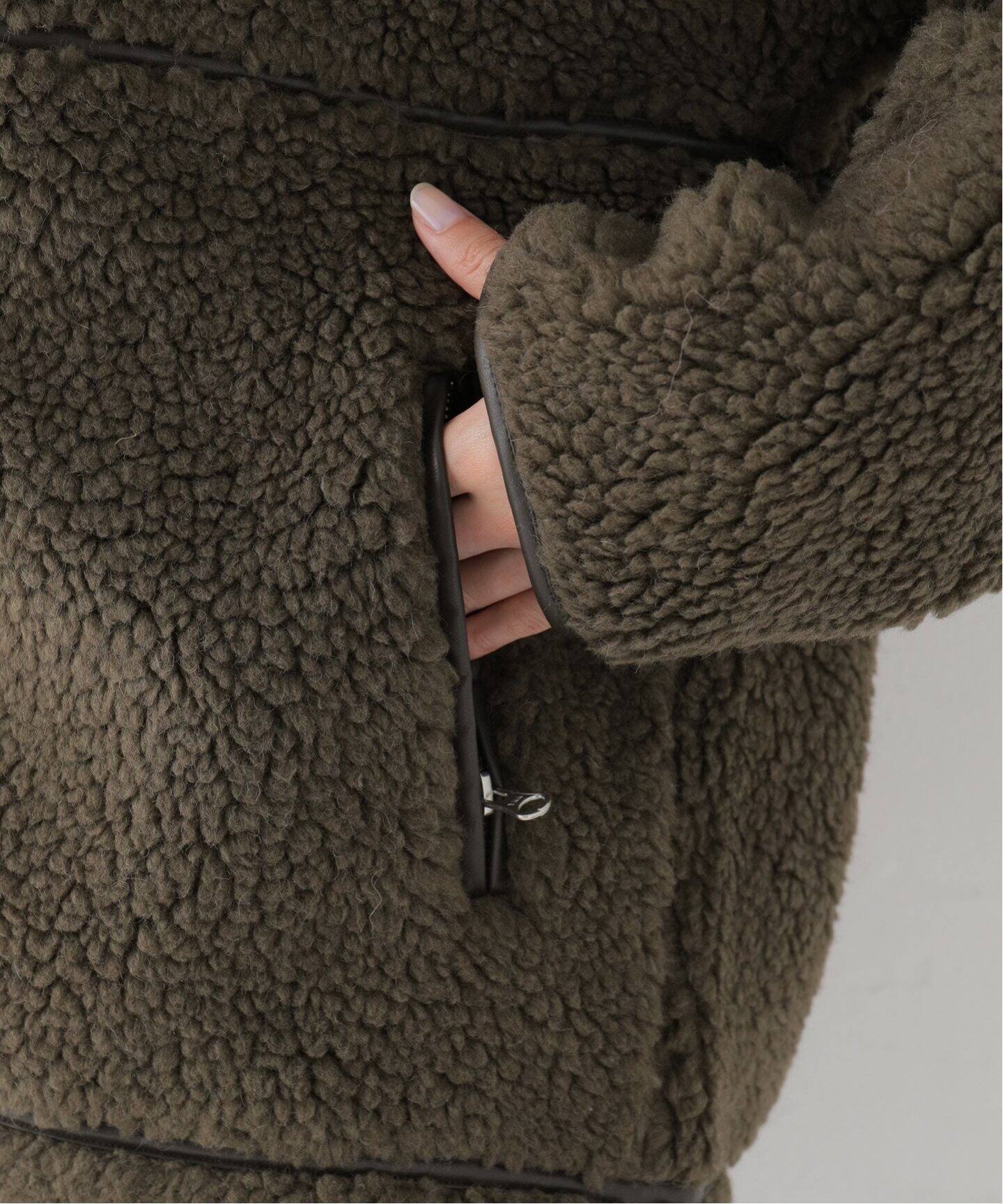 CALUX/キャラクス】SHERPA HOODIE（その他ブルゾン／アウター  