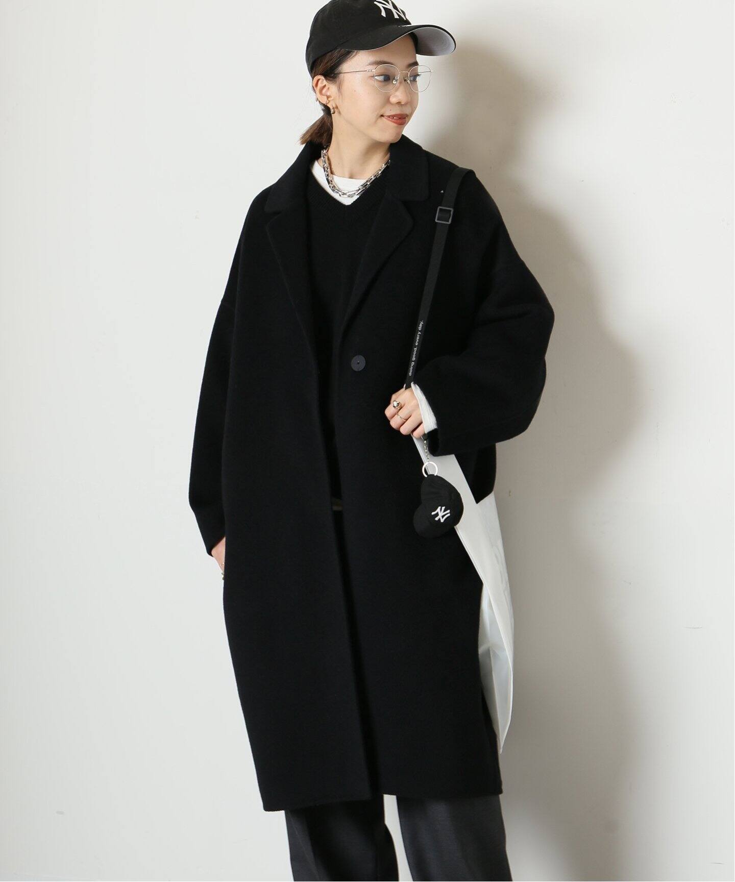 MUSE de Deuxieme Classe 読み返し ウールアンゴラリバーコート 