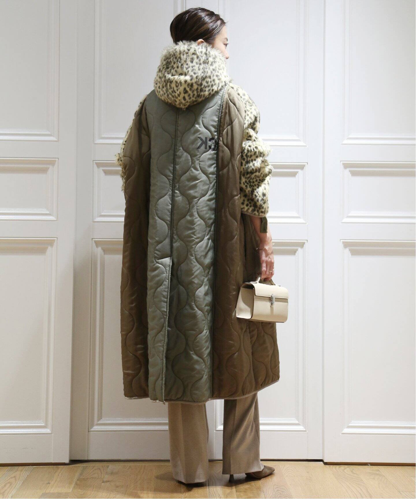 STAND ALONE/スタンド アローン】MILITARY QUITED コート 