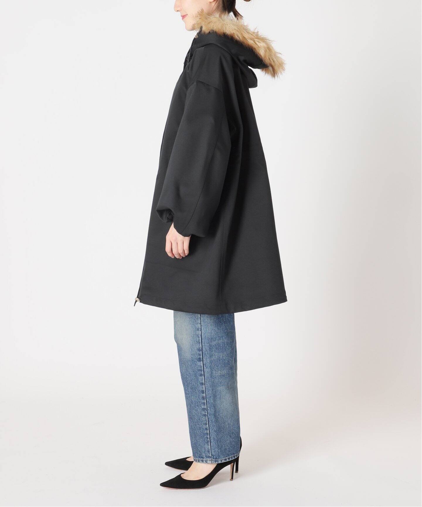 新品】【CAPRICIEUXLEMAGE】ファードッキングモッズコート 可愛 