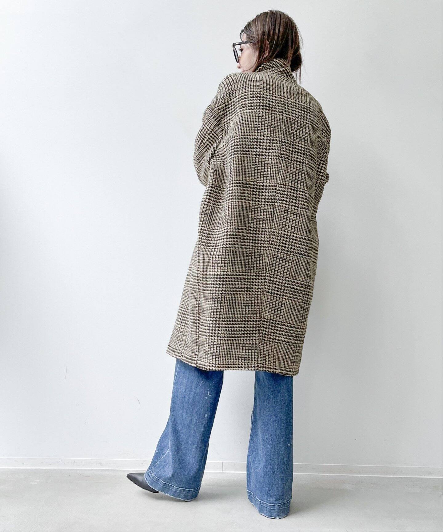 Check W Coat（その他ブルゾン／アウター）｜L 