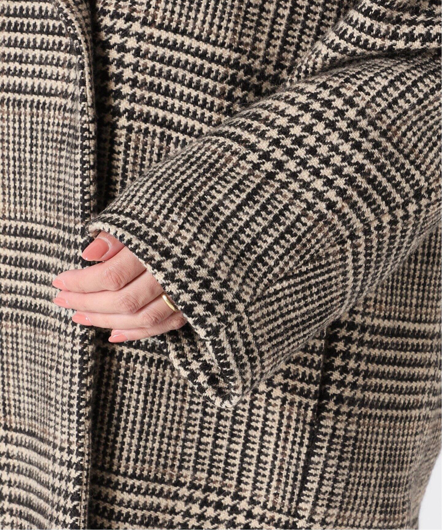 Check W Coat（その他ブルゾン／アウター）｜L 