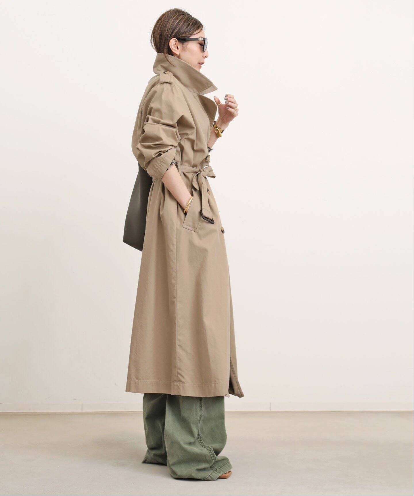 Oversize Trench Coat（トレンチコート）｜L 