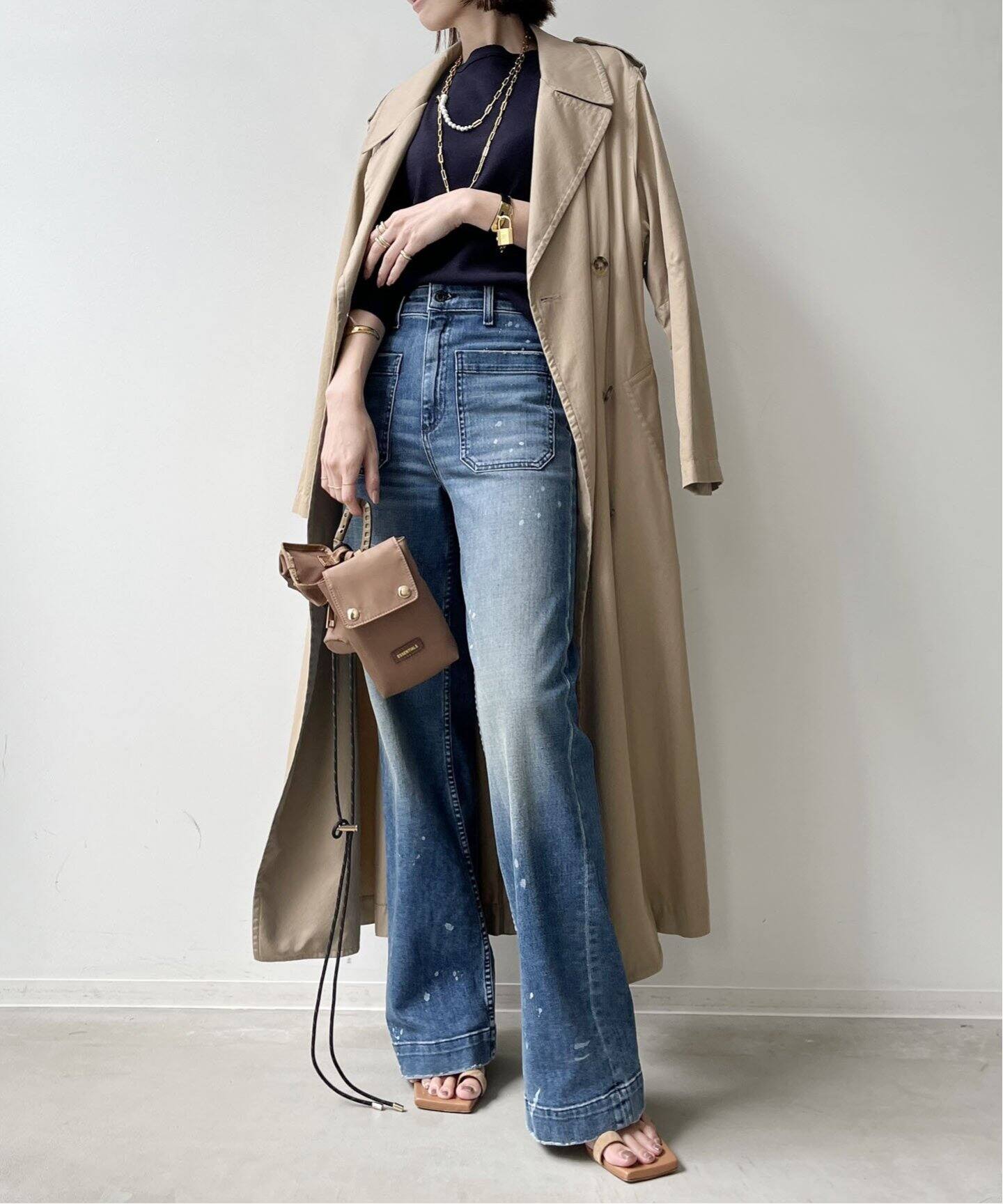 Oversize Trench Coat（トレンチコート）｜L