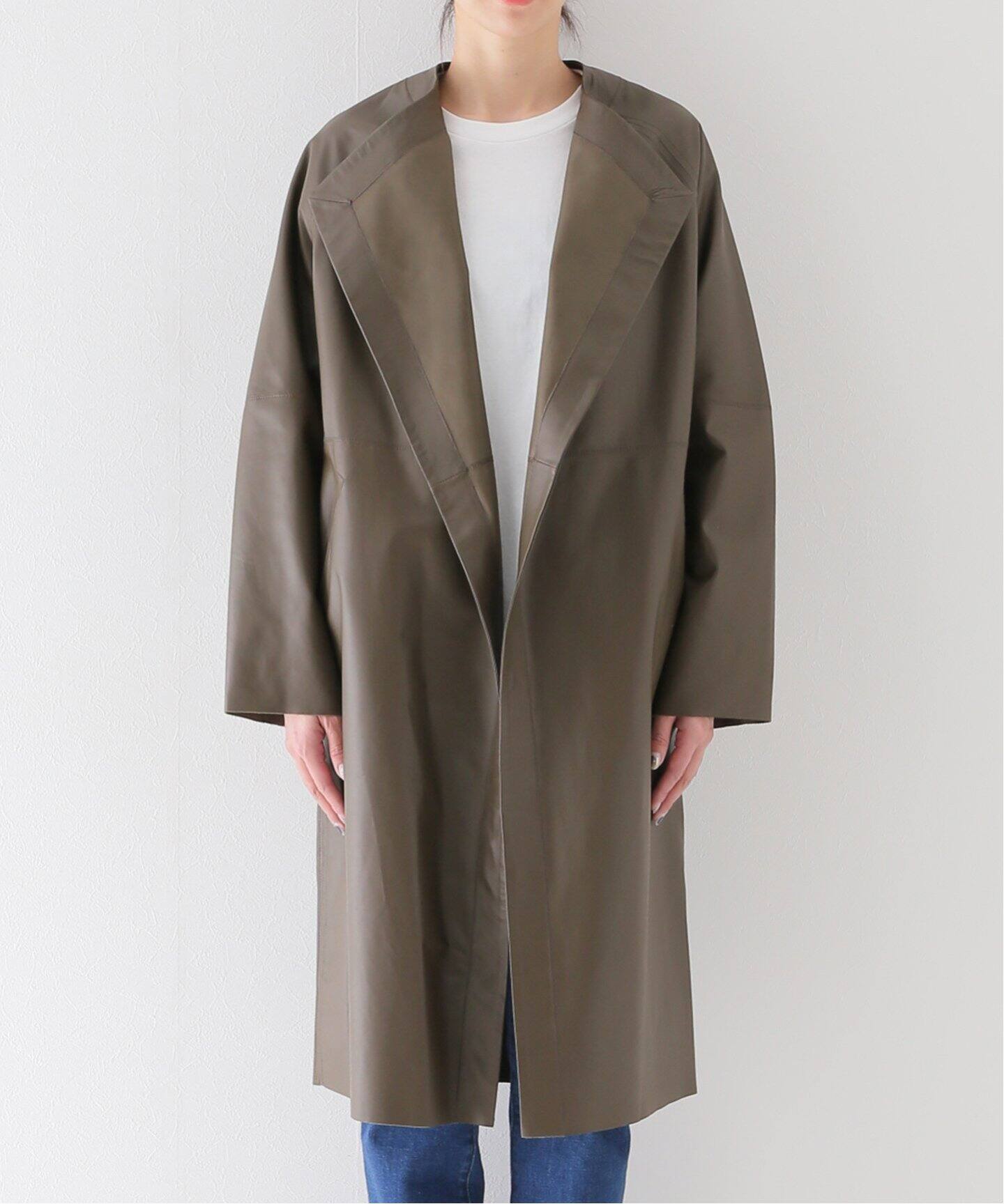 32 PARADIS/トラントドゥ パラディ】N/C COAT (Nappa Leather)（その他  