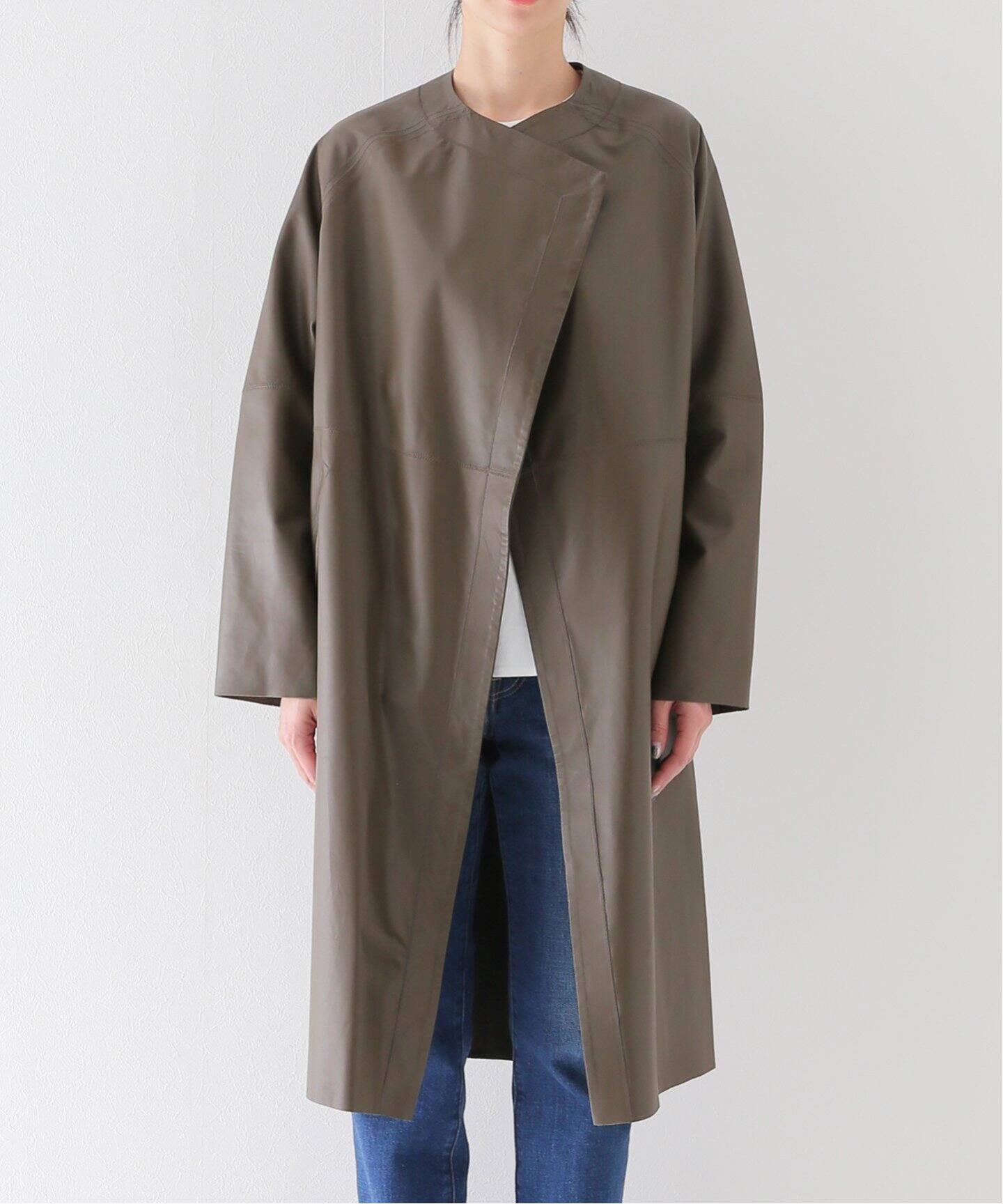 32 PARADIS/トラントドゥ パラディ】N/C COAT (Nappa Leather)（その他  