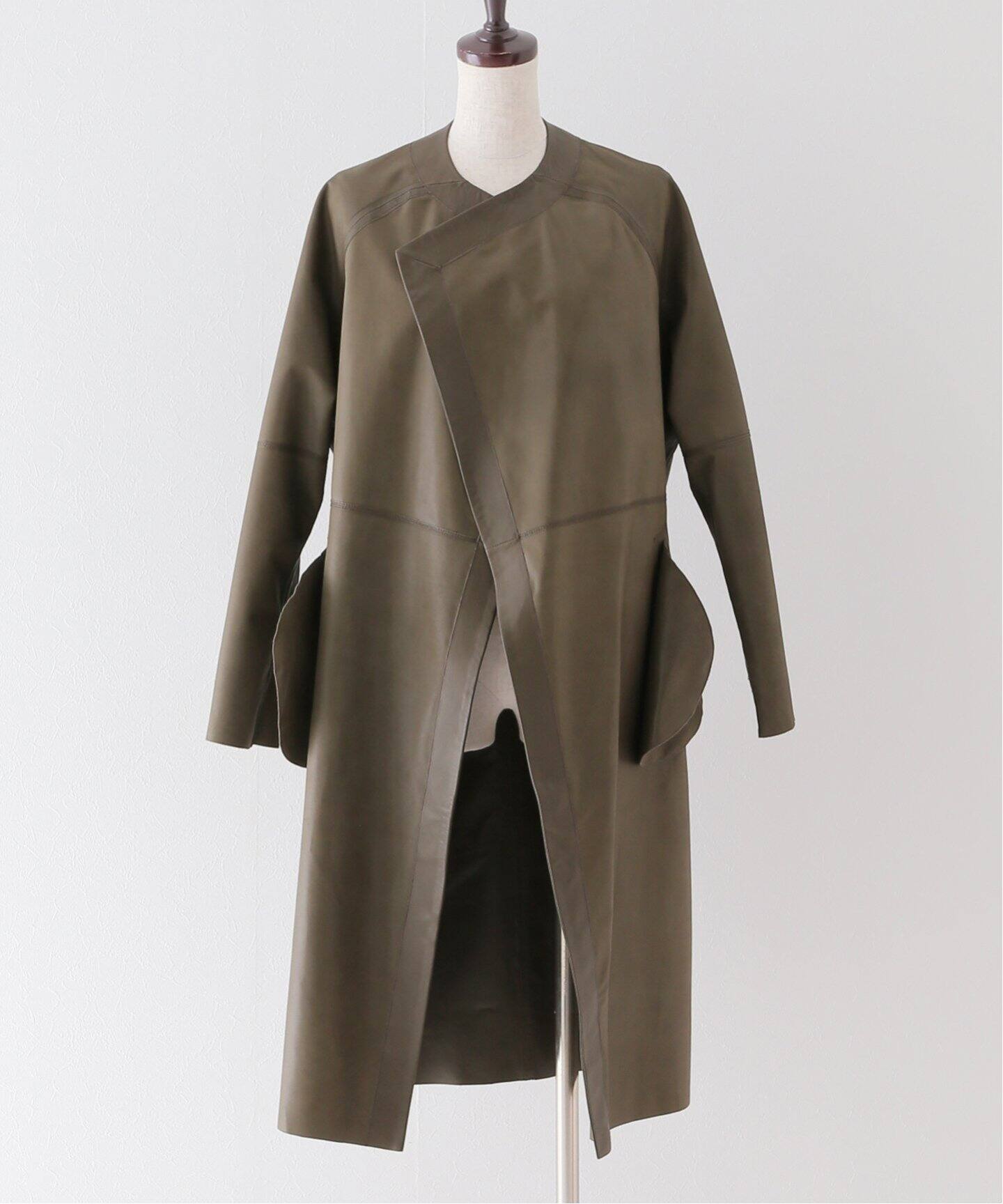 32 PARADIS/トラントドゥ パラディ】N/C COAT (Nappa Leather)（その他  
