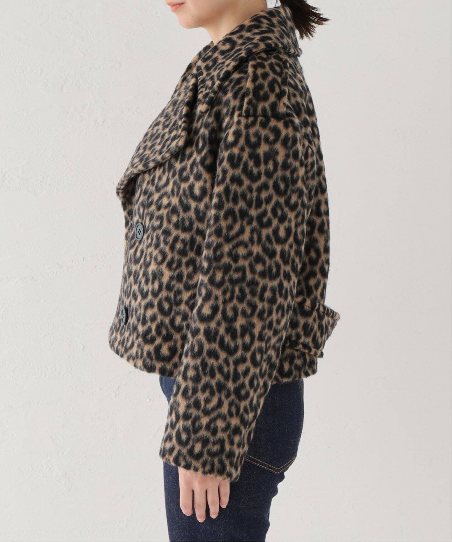 MADISONBLUE/マディソンブルー】PEA JACKET LEOPARD（その他ブルゾン 