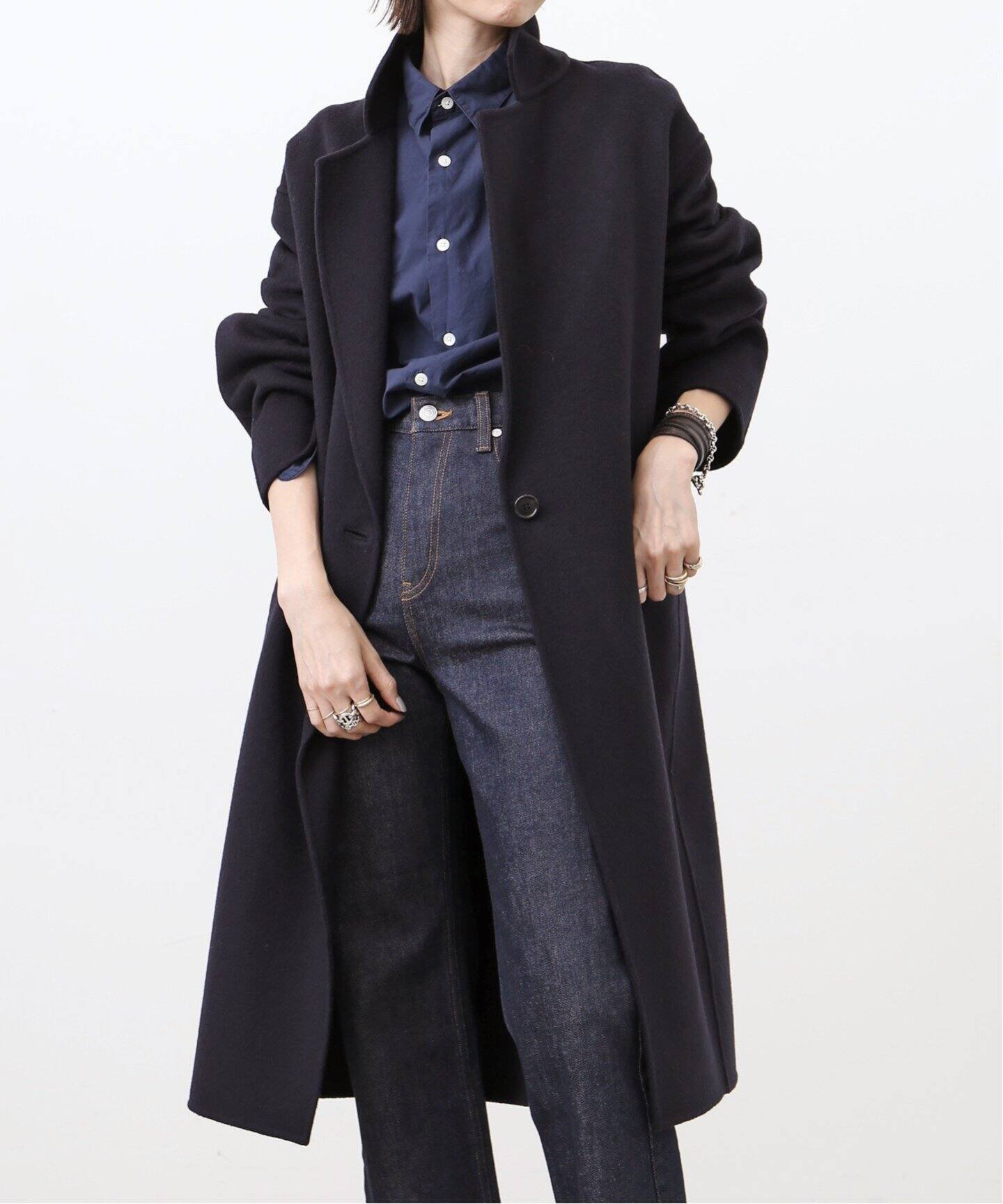 W Face Coat（チェスターコート）｜L