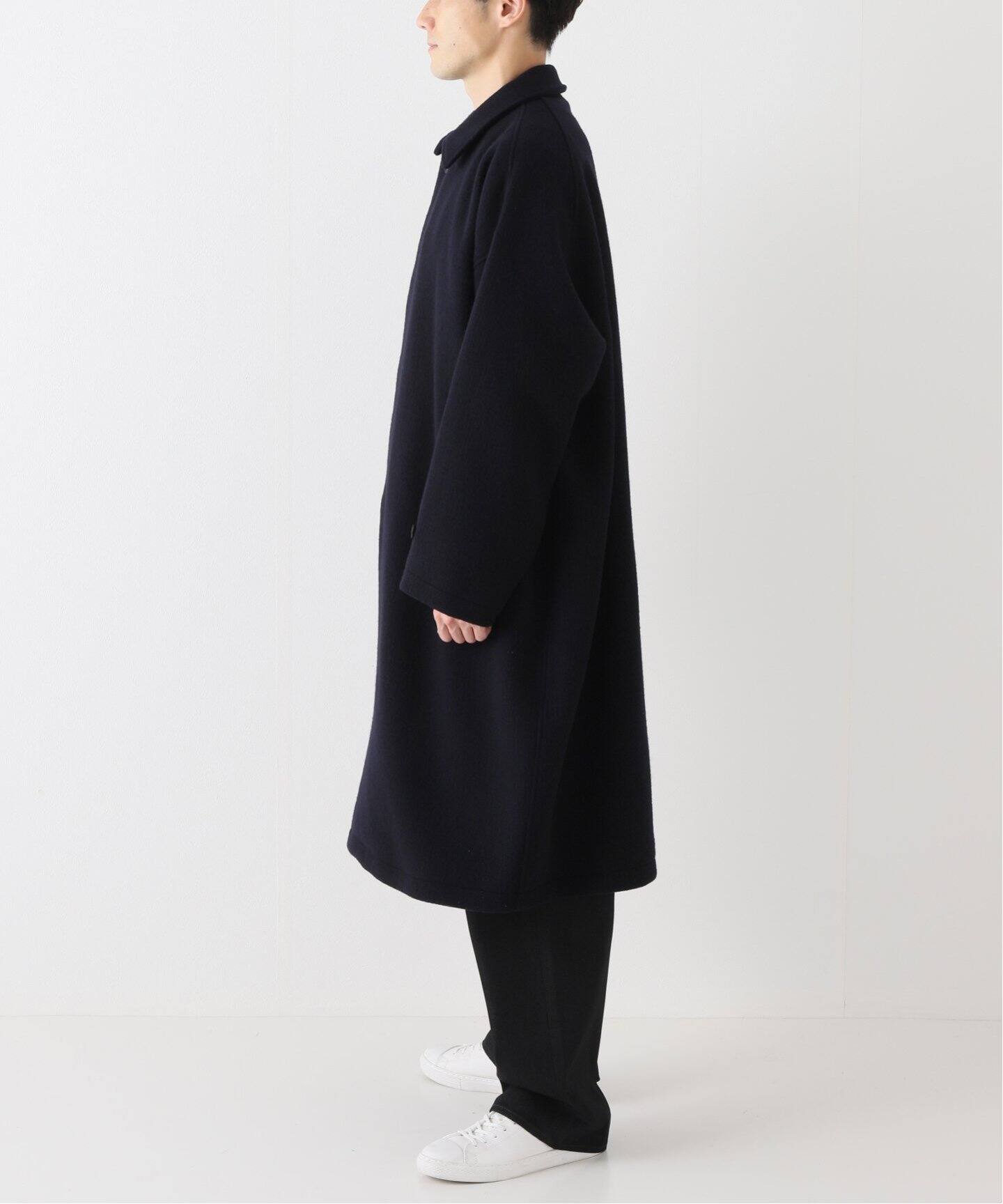 SEEALL / シーオール】COCOON BALMACAAN COAT（ステンカラーコート  