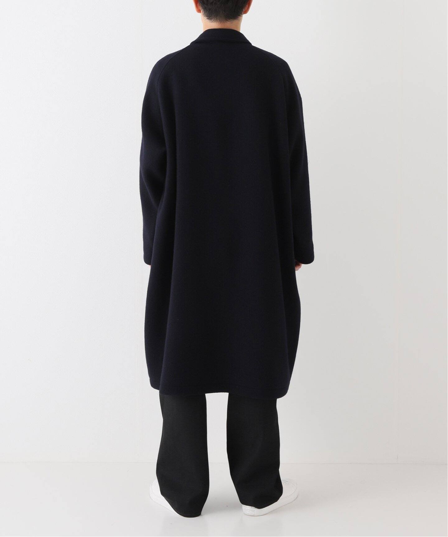 SEEALL / シーオール】COCOON BALMACAAN COAT（ステンカラーコート  