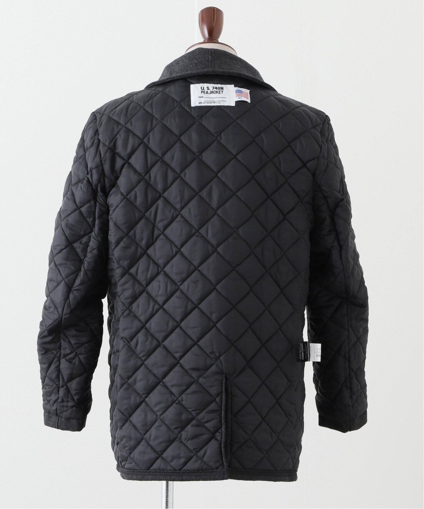 美品】 Schott ピーコート モーターサイクルクラブ ワッペン 濃紺 見易 40