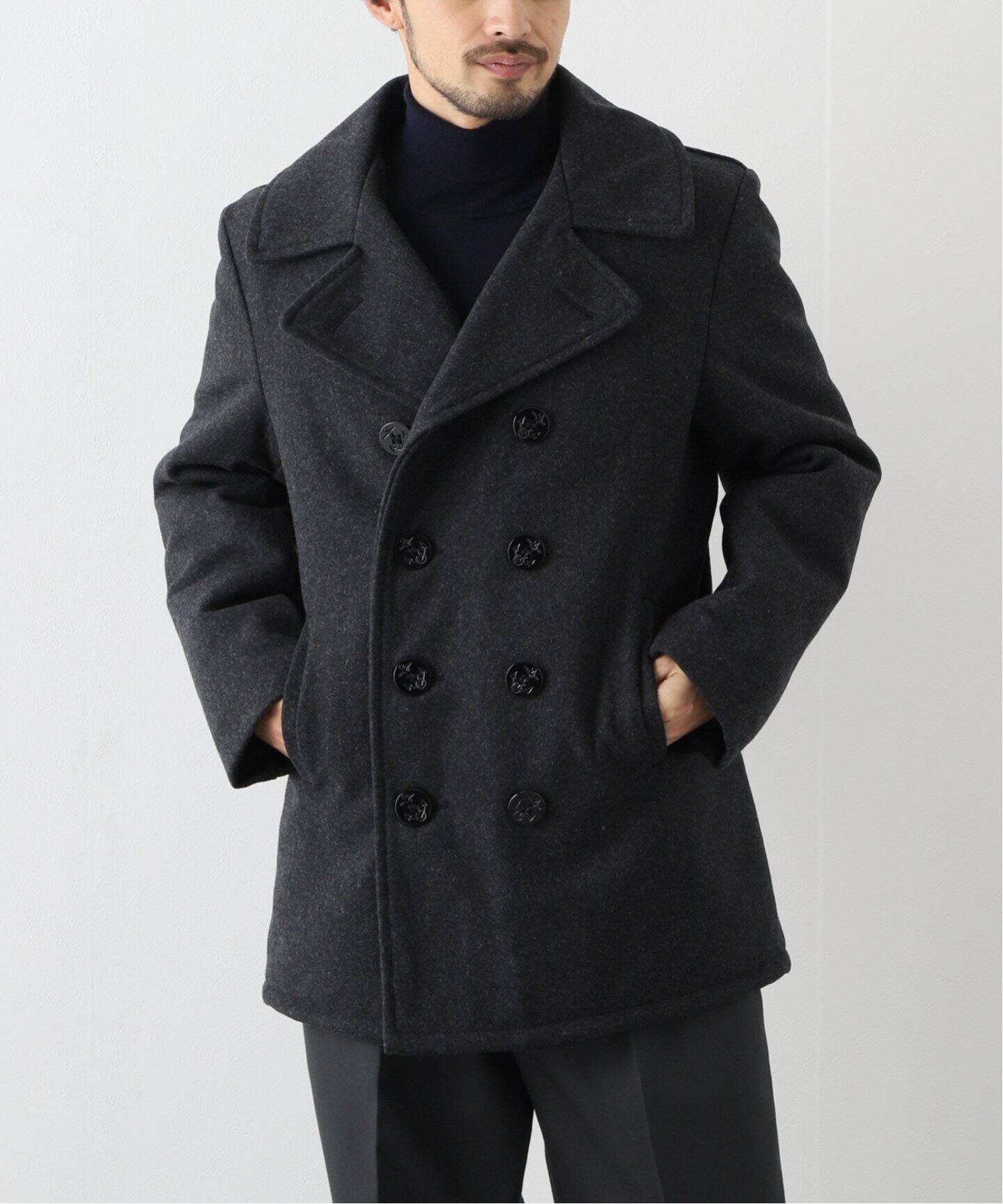 SCHOTT】 真四角 ショット ピーコート