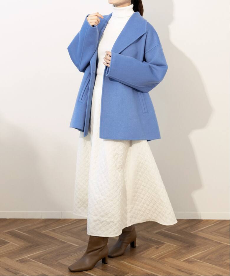 ショートビーバーミドル丈コート（その他ブルゾン／アウター）｜B.C  