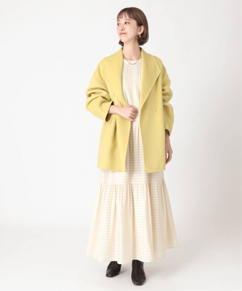 ショートビーバーミドル丈コート（その他ブルゾン／アウター）｜B.C  