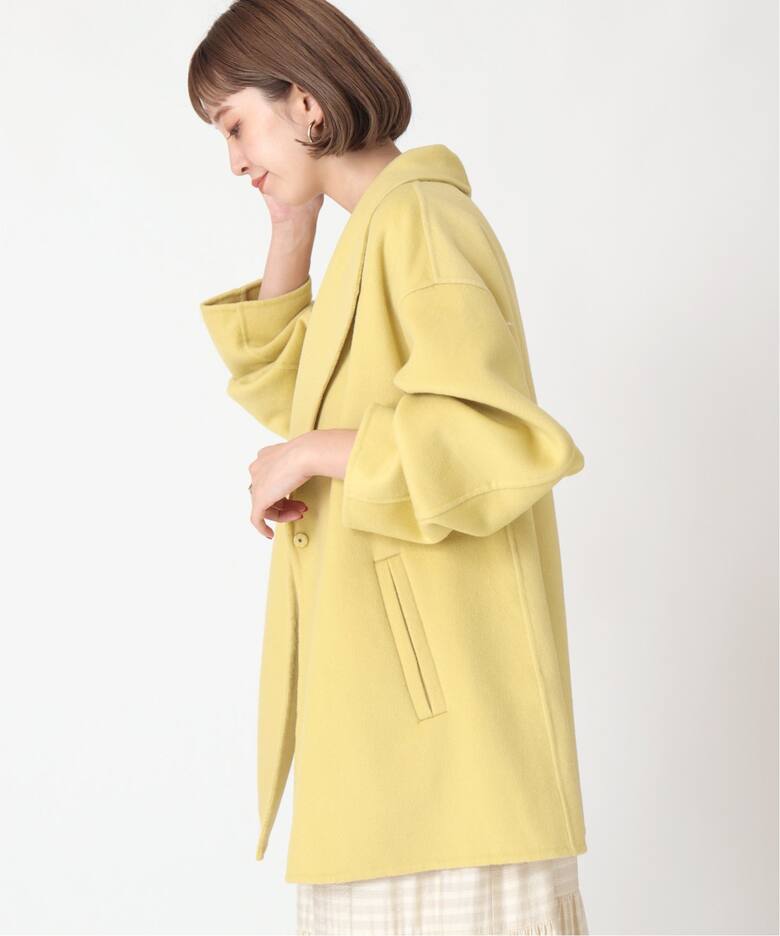 ショートビーバーミドル丈コート（その他ブルゾン／アウター）｜B.C  