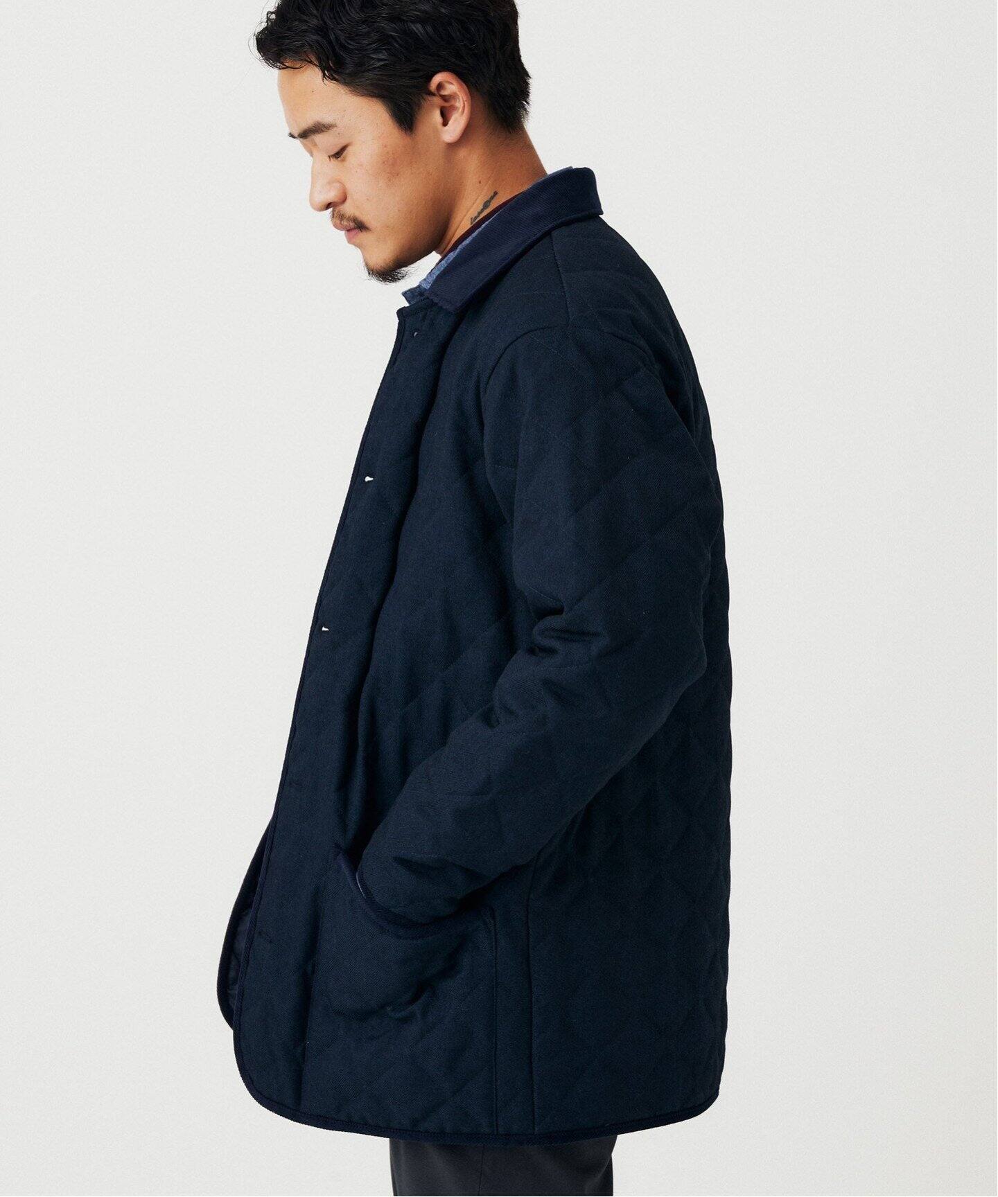 定価10万円 SUNSEA きめ細かく 18AW GUMMI COAT 中綿 プリマロフト