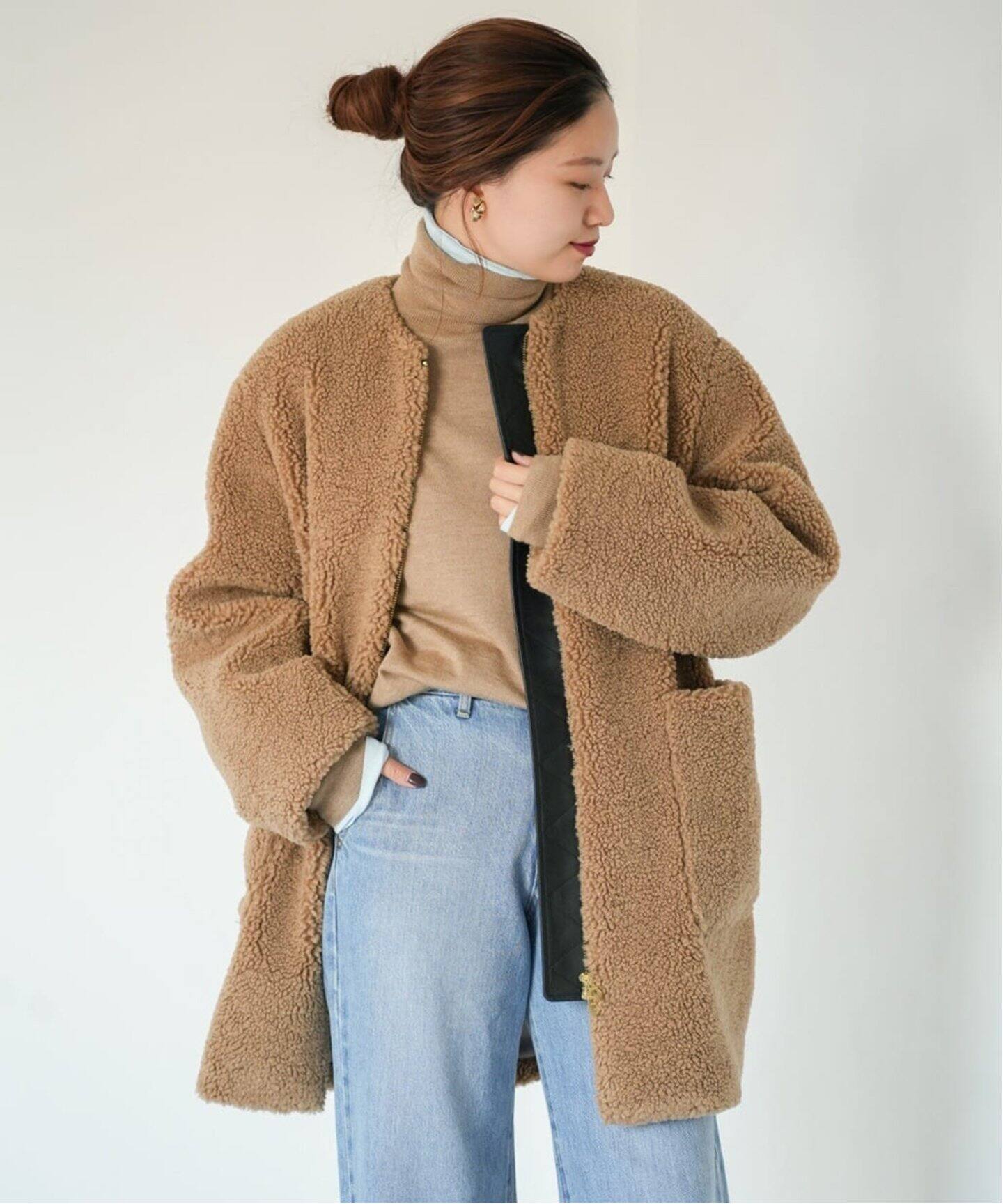 IENA ダッフルコート キャメル サイズ38 新品・未使用・完売（ECOPEL  