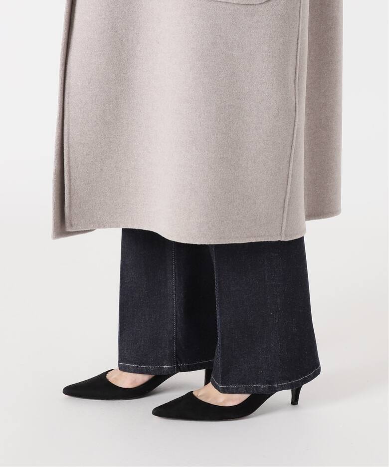 追加》ノンミュールジングウールリバーコート（ノーカラーコート  