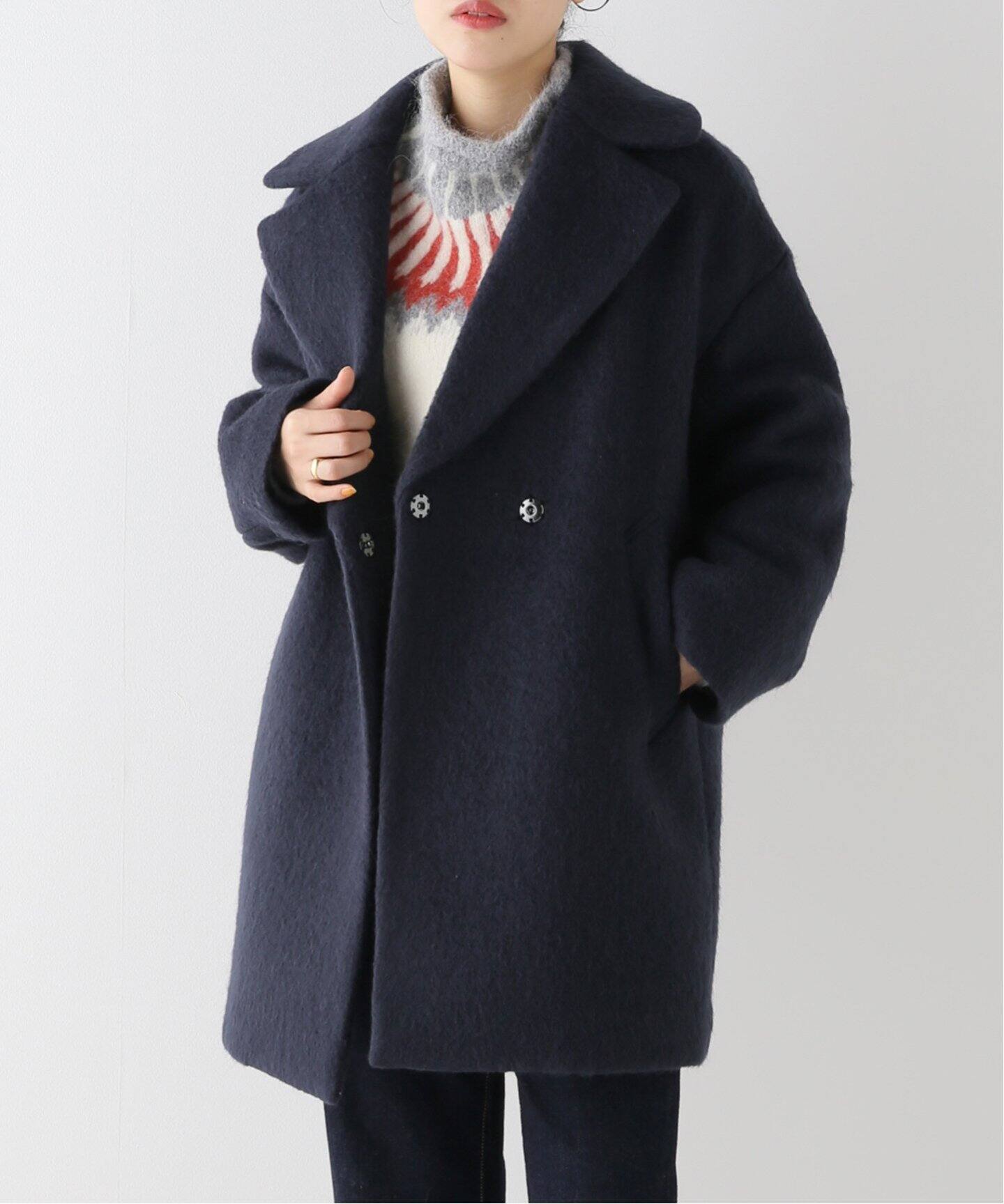ウールモヘヤシャギーコート（チェスターコート）｜IENA（イエナ）の  