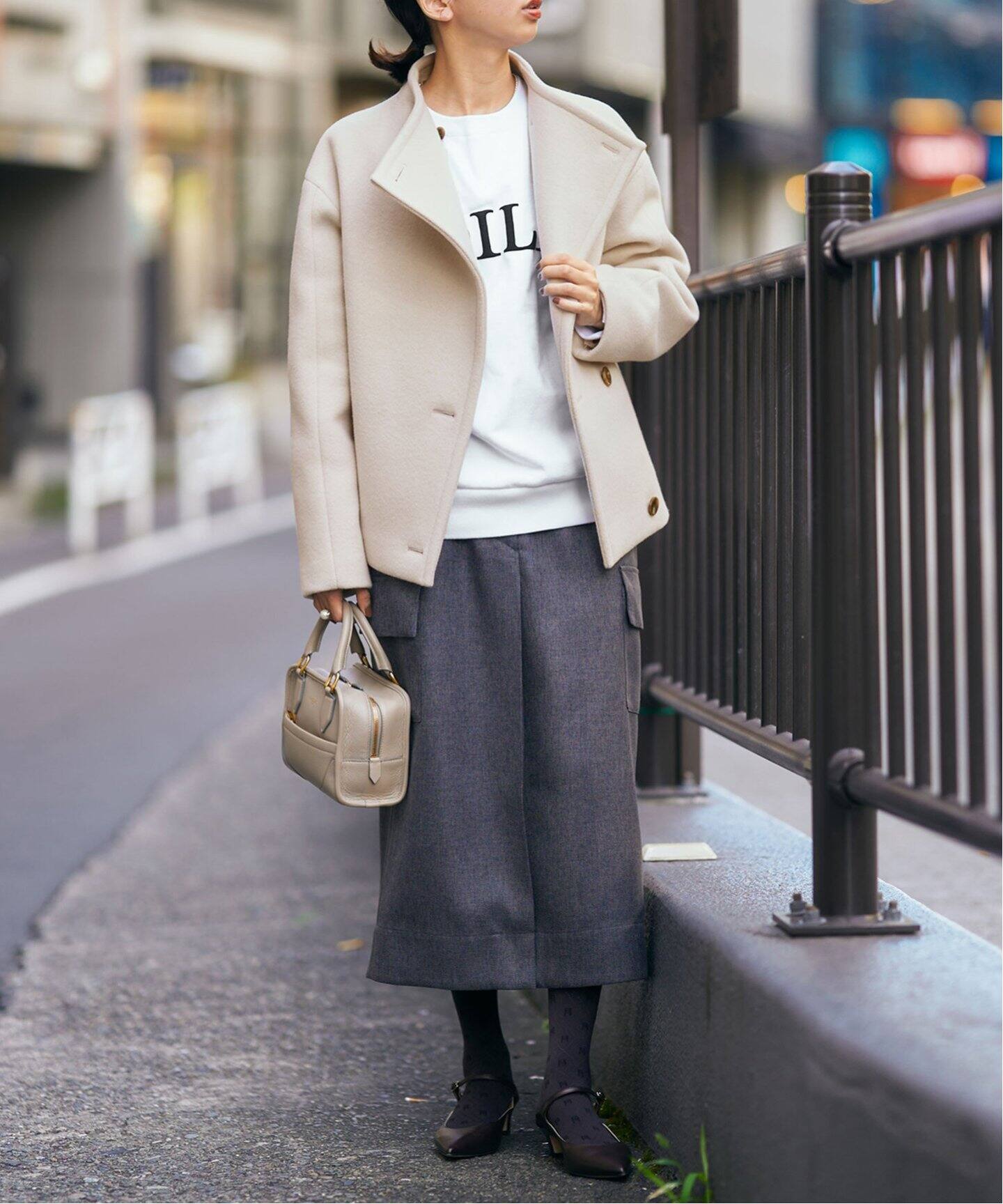 スタンドカラーショートコート（その他ブルゾン／アウター）｜IENA  