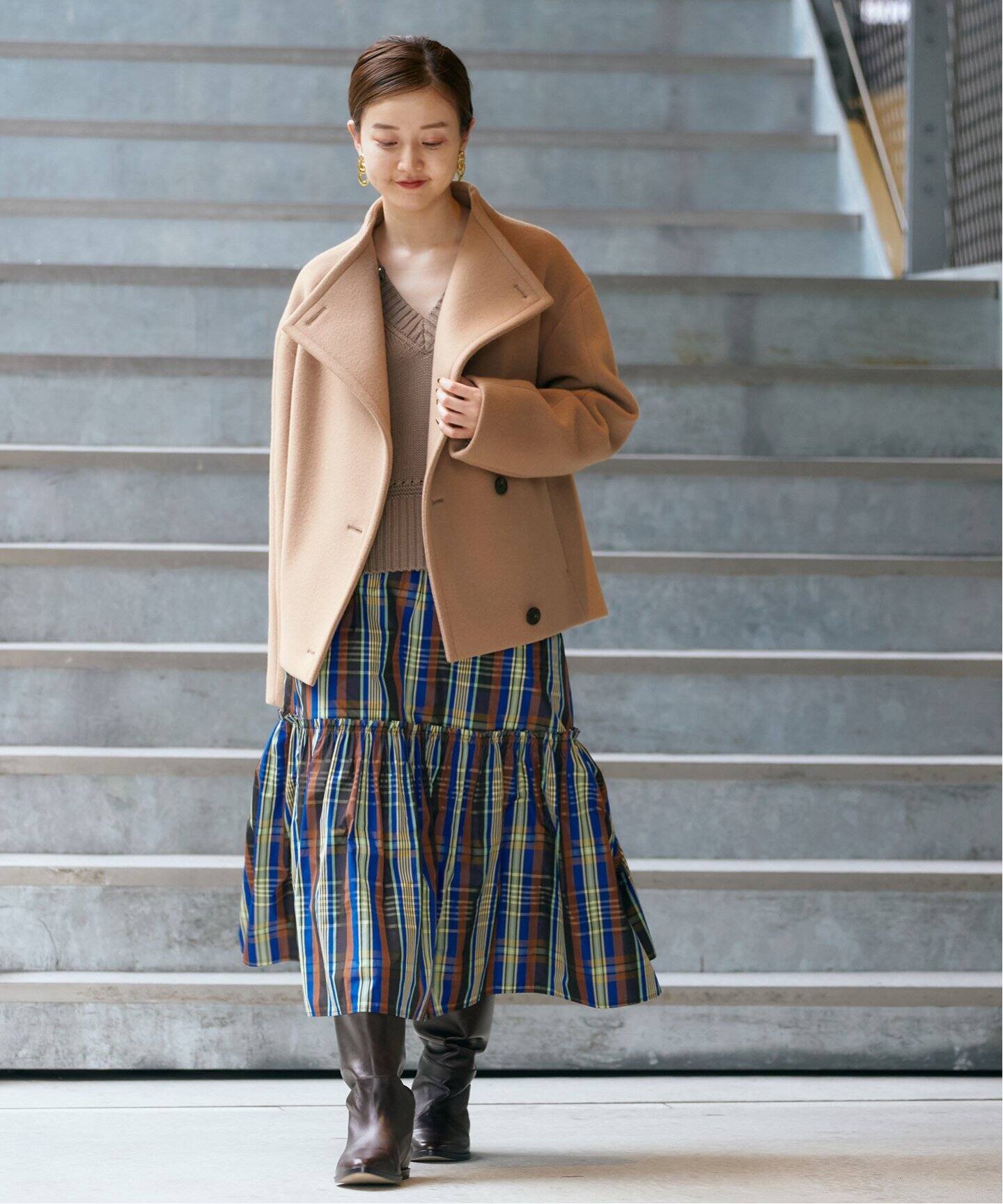 スタンドカラーショートコート（その他ブルゾン／アウター）｜IENA  