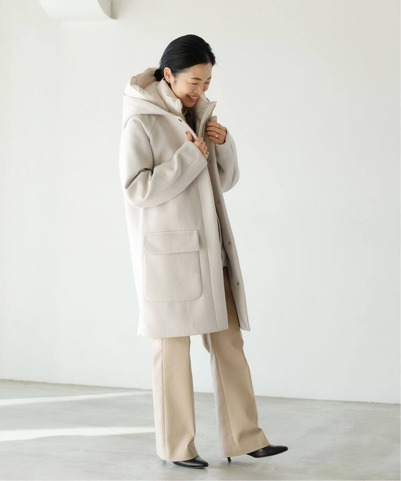 WOOLRICH/ウールリッチ】SIDELINE 2in1ダウン フードコート（フード  