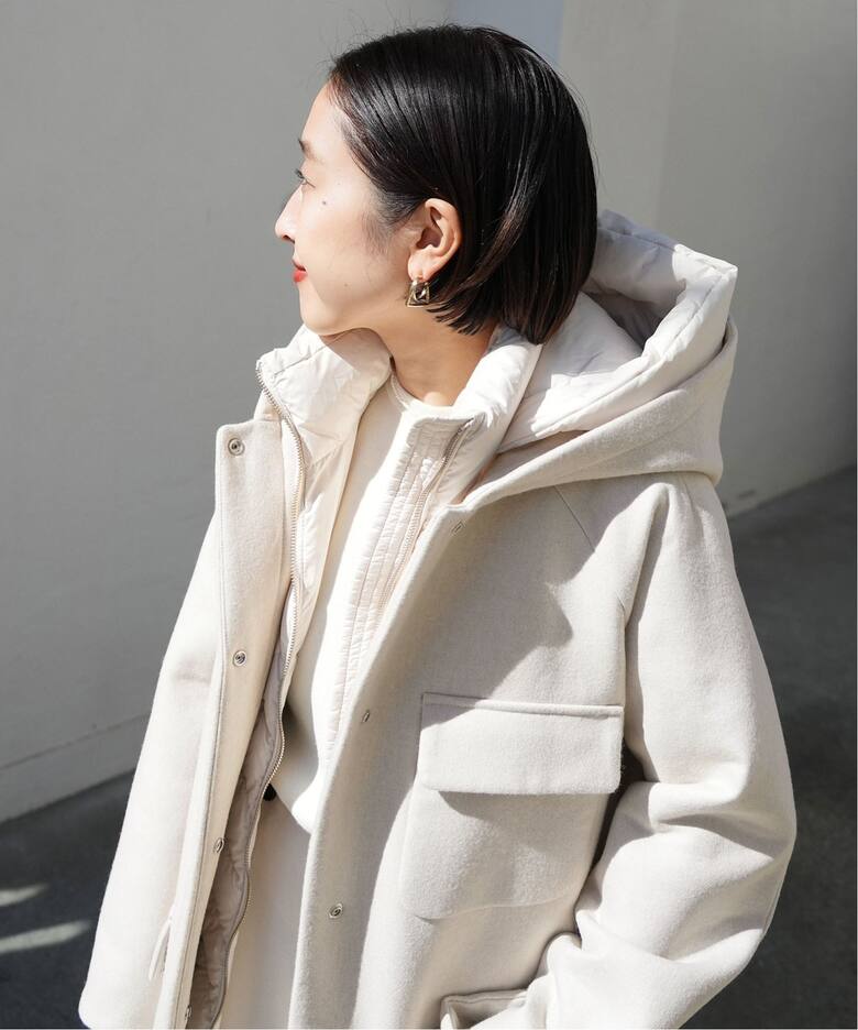 WOOLRICH/ウールリッチ】SIDELINE 2in1ダウン フードコート（フード  