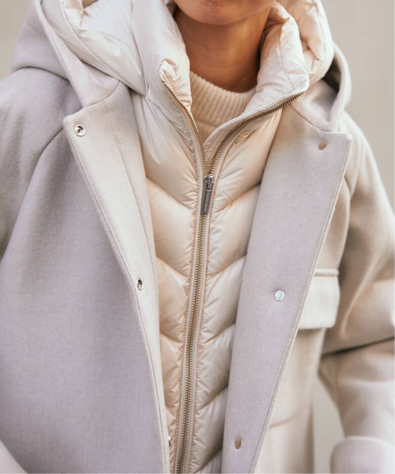 WOOLRICH/ウールリッチ】SIDELINE 2in1ダウン フードコート（フード  