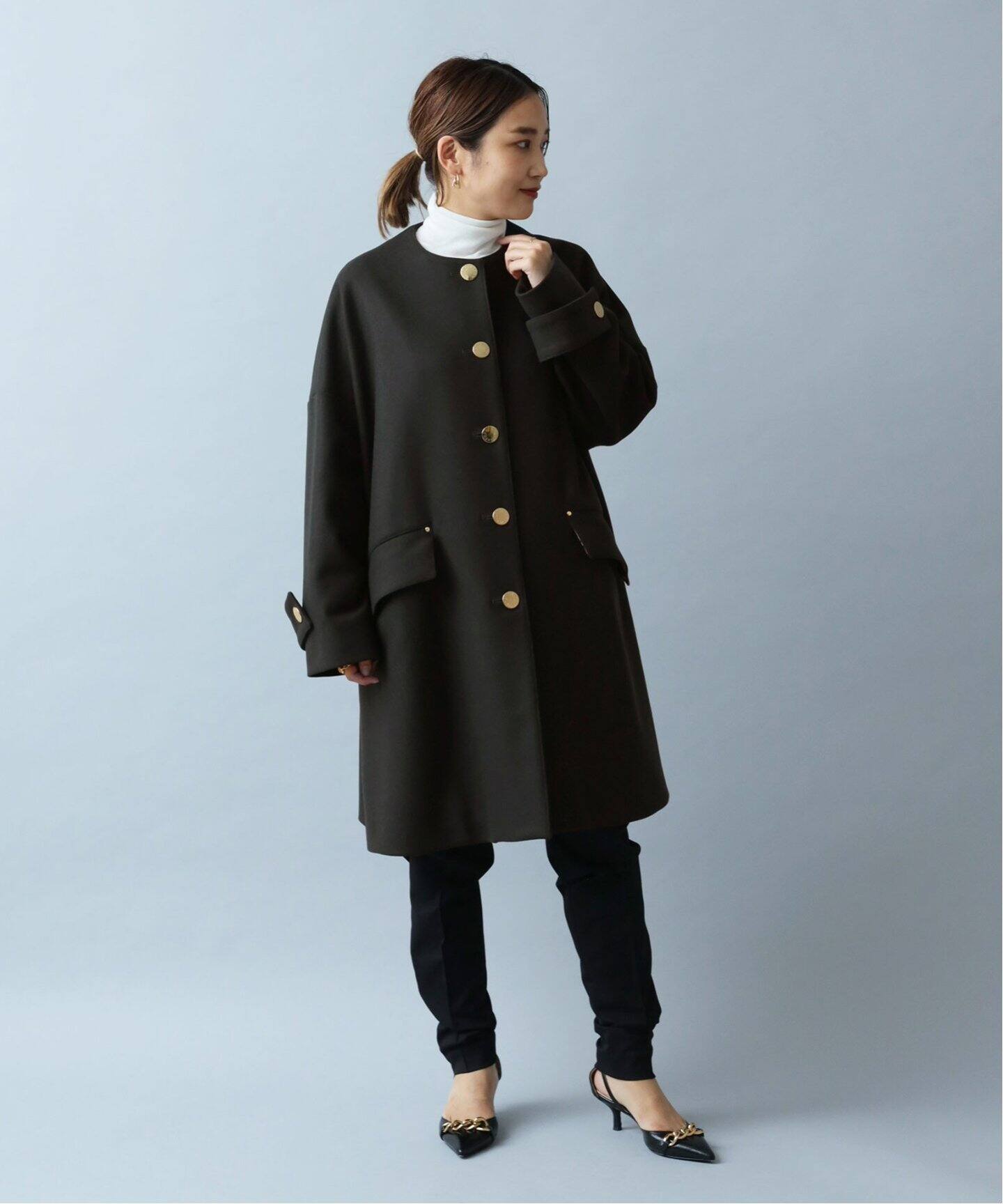 MACKINTOSH / かわさ HUMBIE ノーカラーコート