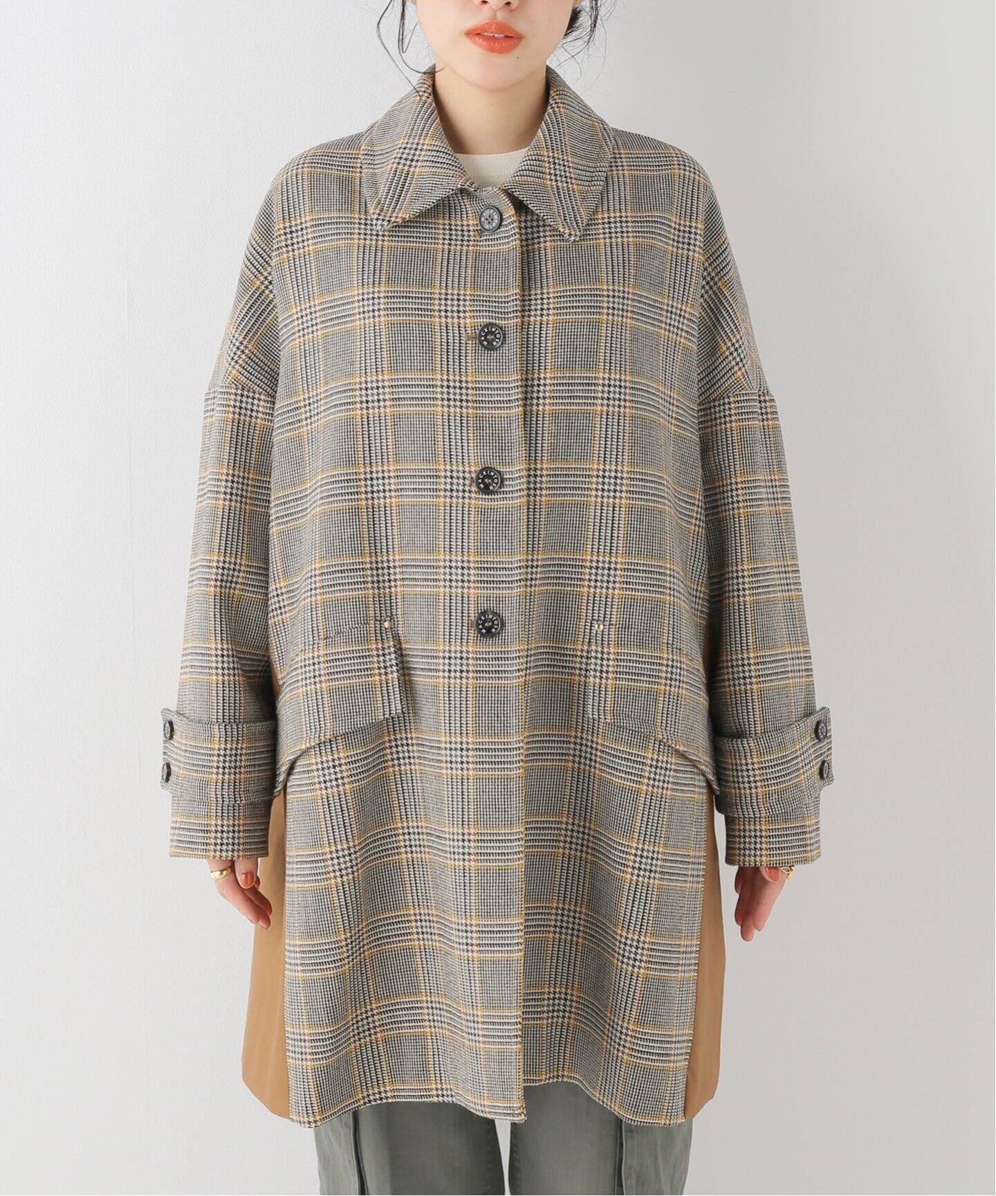 ☆リネン100％ Lサイズ☆ MACKINTOSH ステンカラーコート ベージュ