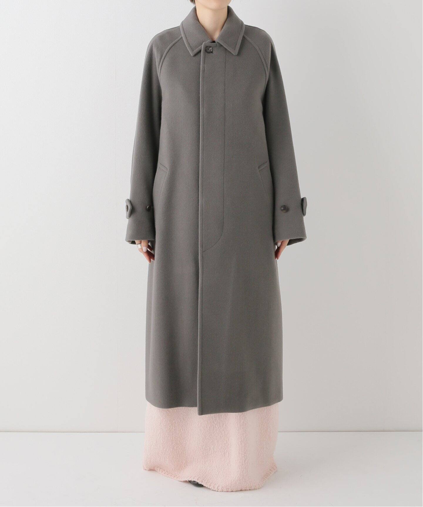 IENA」 ステンカラーコート 36 チャコールグレー レディース（AURALEE  